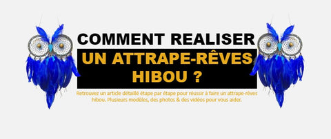 Comment réaliser un attrape-rêves hibou ?