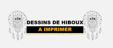 Dessin Hibou à Imprimer