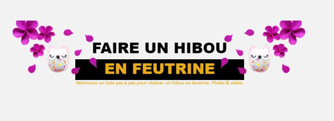 Hibou en feutrine