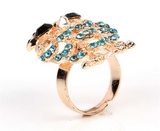 bague hibou pour filles pas cher