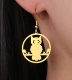 Boucle_d_oreilles_hibou_zircon_pendante_cristal_or