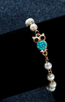 bracelet perle hibou ajustable fin pour fille et femme tendance