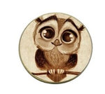 petite broche hibou ou chouette mignonne kawaii enfant fille