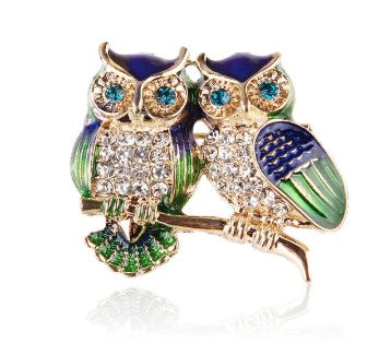 Broche Strass Hibou Rouge | Bijoux Hibou Broche Strass Hibou Rouge | Bijoux Hibou