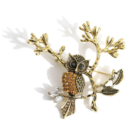 Broche Hibou Fantaisie | Bijoux Hibou Broche Hibou Fantaisie | Bijoux Hibou