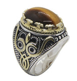 grosse bague hibou luxe homme