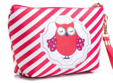 Trousse maquillage hibou ailes chouette