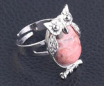 bague boheme chic tendance argent hibou chouette fille