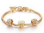 beau bracelet hibou or pour femme