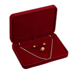 coffret velours pour parure bijoux hibou