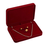 coffret velours pour parure bijoux hibou