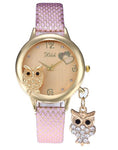 belle montre discrete pour enfant hibou 