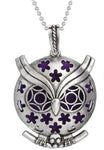 pendentif hibou aromathérapie argent pas cher