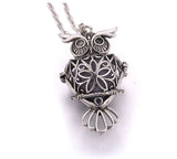 pendentif hibou diffuseur huiles essentielles aromathérapie