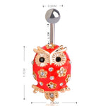 chouette percing hibou argent pas cher sexy